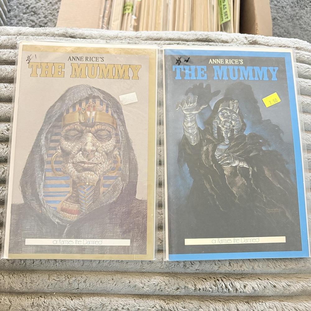 Anne Rice's The Mummy Comic Lot 2 Issues Or Ramses‎ The Damned Horror Set